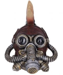 Nemesis Now Steampunk Homeware Flame Hawk Cyber Skull