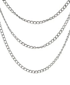 Gothic Accessories Pentagram Belt Clip Chain