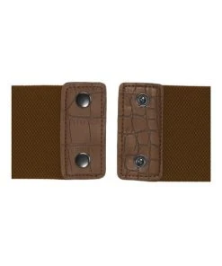 Gothic Accessories Brown Faux Leather O-Ring Waist Belt