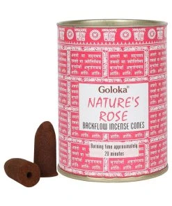 Something Different All Homeware Goloka Rose Backflow Incense Cones