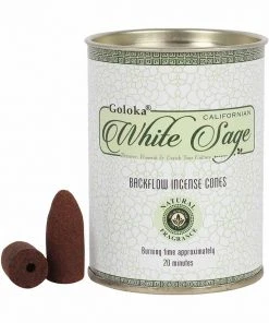 Something Different Goloka White Sage Backflow Incense Cones