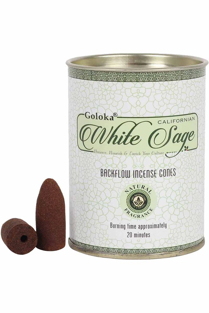 Something Different Goloka White Sage Backflow Incense Cones 3 Something Different Goloka White Sage Backflow Incense Cones
