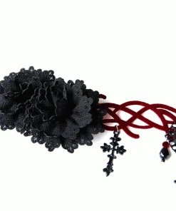 Gothic Hair Accessories Gothic Blood Red Hairband