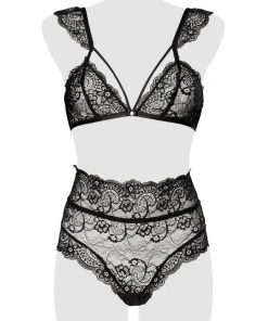 Grey Velvet Lingerie Set Lingerie Sets