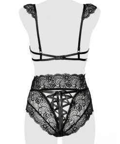 Grey Velvet Lingerie Set Lingerie Sets