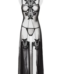 Grey Velvet Erotic Set