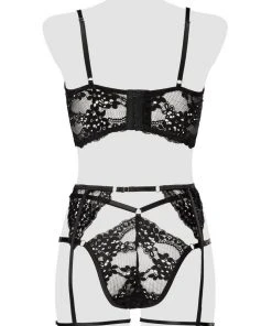 Grey Velvet Erotik Set