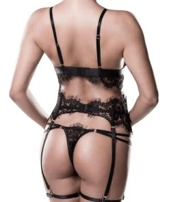 Lingerie Sets Grey Velvet Sexy Lingerie Set