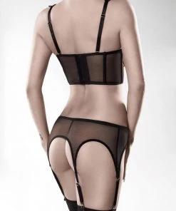 Grey Velvet Lingerie Set Lingerie Sets