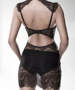 Grey Velvet Negligé