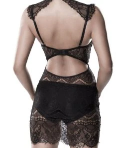 Grey Velvet Negligé