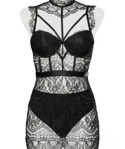 Grey Velvet Negligé