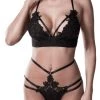 Grey Velvet Erotic Lingerie Set Lingerie Sets