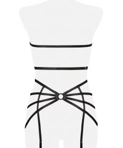Grey Velvet 3-Piece Harness Set