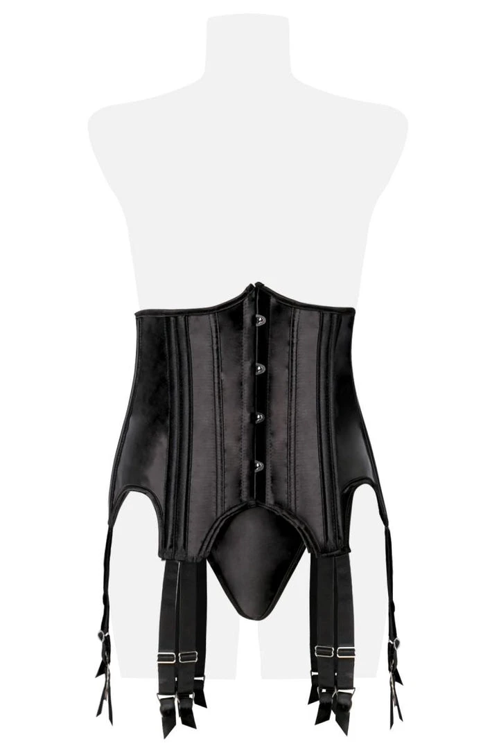 Grey Velvet Three-part Corsage Set Lingerie Corsets 6 Grey Velvet Three-part Corsage Set Lingerie Corsets