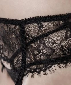 Grey Velvet Five-Part Lingerie Set Lingerie Sets