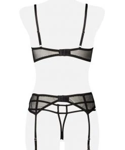 Grey Velvet Five-Part Lingerie Set Lingerie Sets