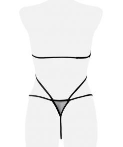 Grey Velvet Three-Part Body Set