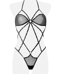 Grey Velvet Three-Part Body Set