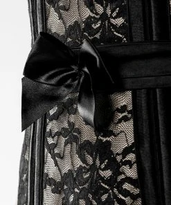 Corsets Grey Velvet Three-Part Corsage Set 19 Corsets Grey Velvet Three-Part Corsage Set