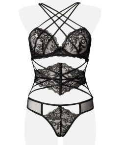 Lingerie Sets Grey Velvet Three-Part Lingerie Set