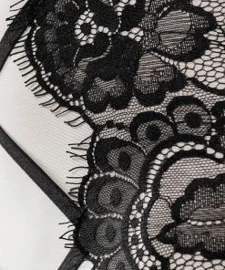 Grey Velvet Three-Part Lingerie Set