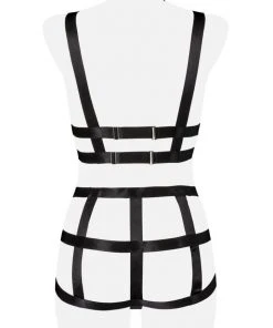 Grey Velvet Two-Part Harness Set Harnesses And Belts 19 Grey Velvet Two-Part Harness Set Harnesses And Belts