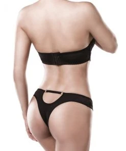 Grey Velvet Two-Part Neckholder Bra Set Lingerie Sets