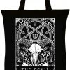 Grind Deadly Tarot The Devil Tote Bag All Bags