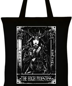 Grind All Bags Deadly Tarot The High Priestess Tote Bag