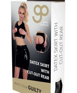Guilty Pleasure Datex Skirt With Cut-Out Rear Ladies Fetish Clothing