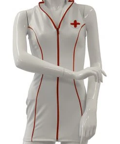 Ladies Fetish Clothing Guilty Pleasure Datex White Nurse Costume