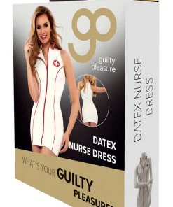 Ladies Fetish Clothing Guilty Pleasure Datex White Nurse Costume