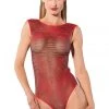 Guilty Pleasure Red Datex Body Ladies Fetish Clothing