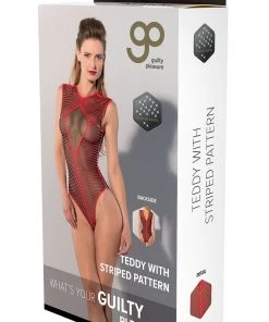 Latex Clothing Guilty Pleasure Red Datex Teddy