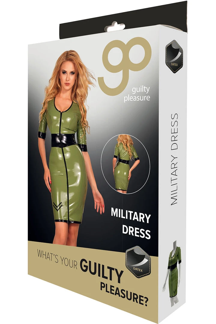 Guilty Pleasure Green Datex Army Dress 9 Guilty Pleasure Green Datex Army Dress