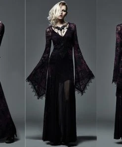 Ladies Gothic Clothing Punk Rave Opium Dress