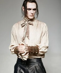 Mens Gothic Clothing Punk Rave Bedouin Apocalyptic Shirt