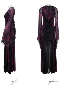 Ladies Gothic Clothing Punk Rave Opium Dress