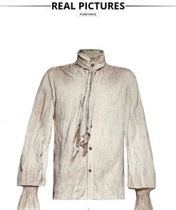 Mens Gothic Clothing Punk Rave Bedouin Apocalyptic Shirt