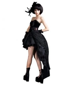 Ladies Gothic Clothing Punk Rave Corset Dress