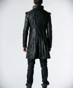 Punk Rave Mens Military Style Spiky Coat Y-366 Military Uniforms