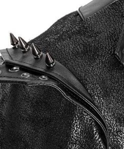 Punk Rave Ladies Military Style Spiky Coat Y-366