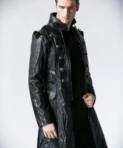 Punk Rave Mens Military Style Spiky Coat Y-366 Military Uniforms