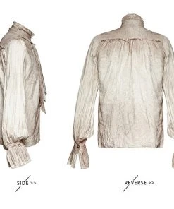 Mens Gothic Clothing Punk Rave Bedouin Apocalyptic Shirt