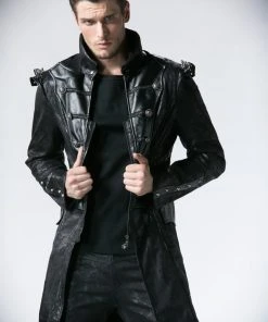 Punk Rave Mens Military Style Spiky Coat Y-366 Military Uniforms