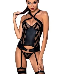 Passion Lingerie Hima Corset Body, Bodysuits, Teddies