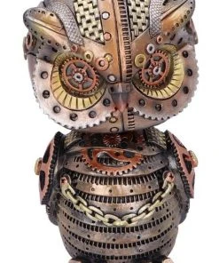 Nemesis Now Steampunk Homeware Hoot Beak Steampunk Owl Bobblehead
