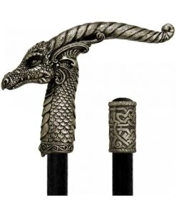 Nemesis Now Steampunk Swaggering Cane - Horned Dragon Gothic Cane