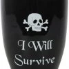 Something Different I Will Survive Gothic Plant Pot